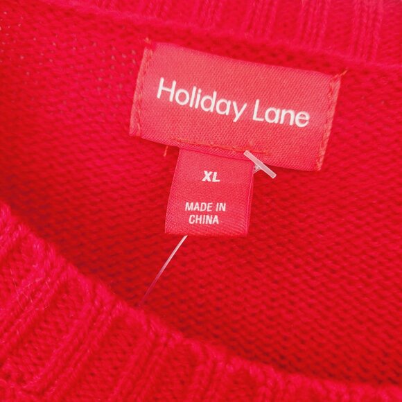 Holiday Lane Women's Sequined Snowman Crewneck Sweater - Picture 5 of 8